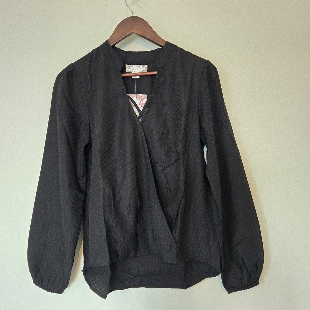 NWT Band Of The Free Popover Wrap Blouse Top